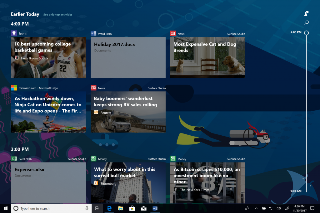 17063 Windows 10 Insider Preview